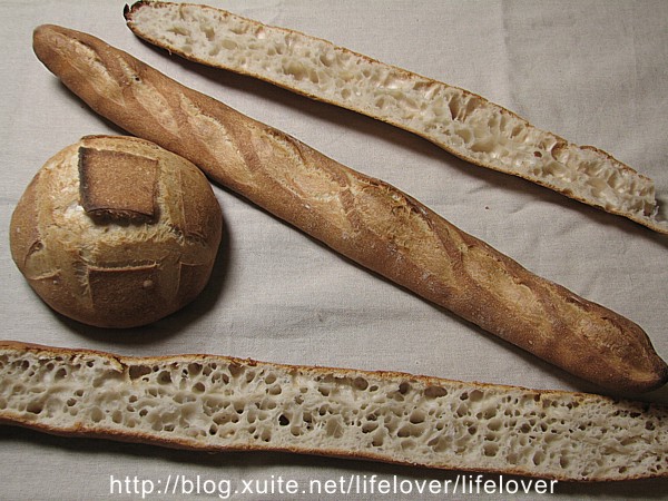 純天然酵母法國麵包 (山櫻桃種) 純天然酵母法國麵包 (山櫻桃種)