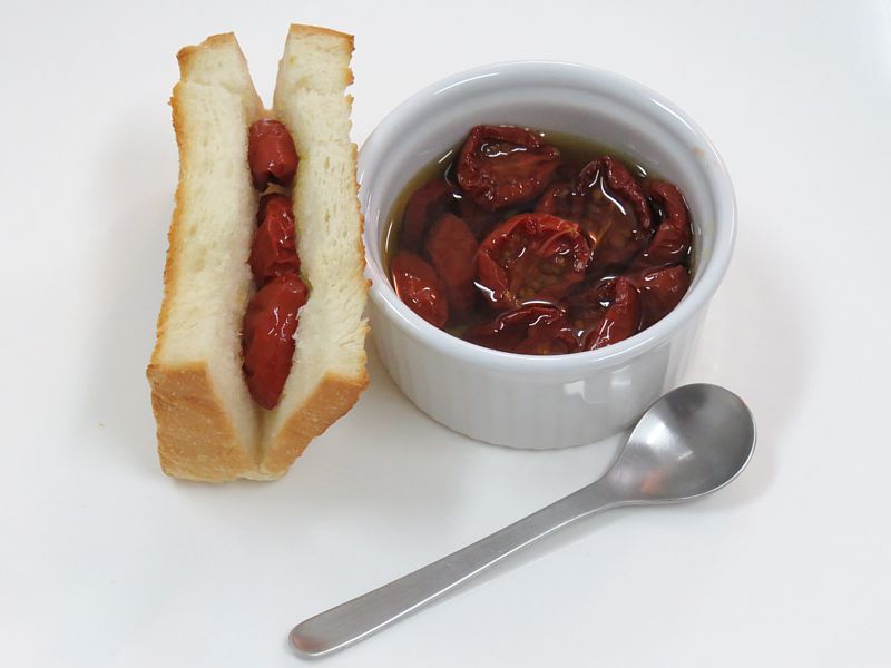 試做油漬番茄乾 試做油漬番茄乾