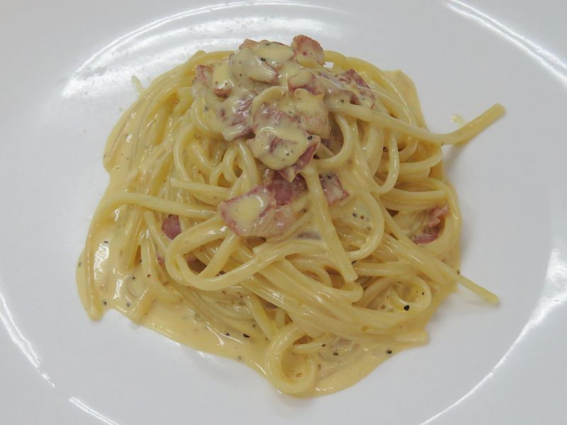 學習 培根蛋奶麵 20140405 學習 培根蛋奶麵 20140405