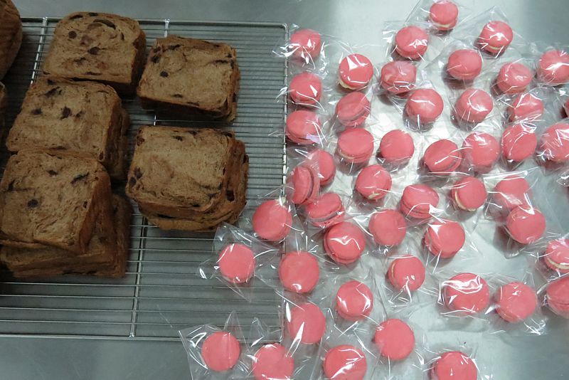 20130706 巧克力吐司 與 馬卡龍 20130706 巧克力吐司 與 馬卡龍