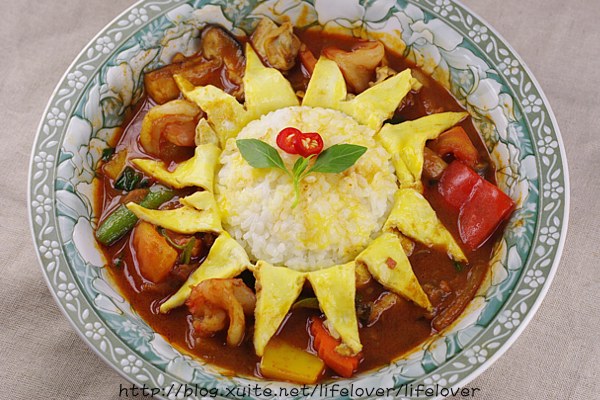 泰式紅咖哩飯