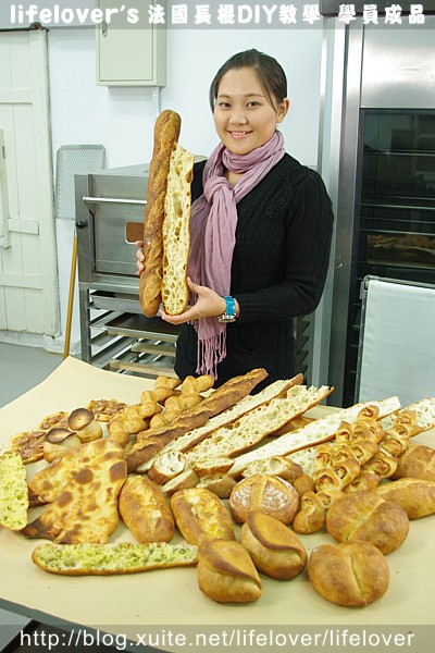 20101223 lifelover’s法國麵包baguette DIY教學學員成品~